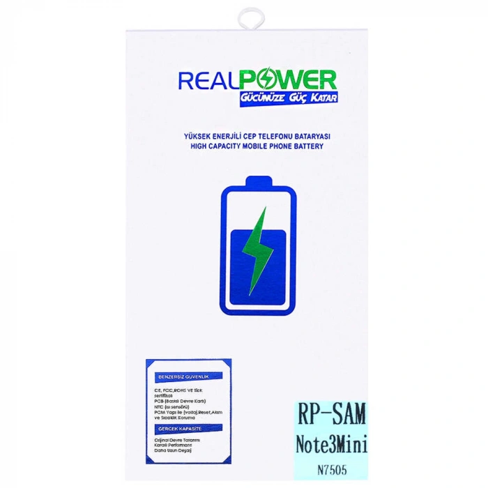 RealPower Samsung Uyumlu Galaxy Note 3 Neo N7505 Batarya 3200mah