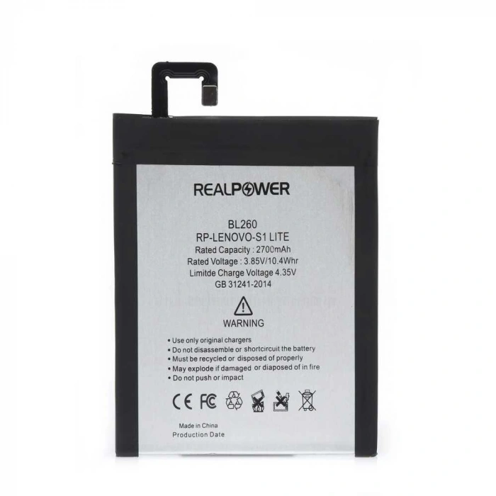 RealPower Lenovo Uyumlu S1 Lite Batarya