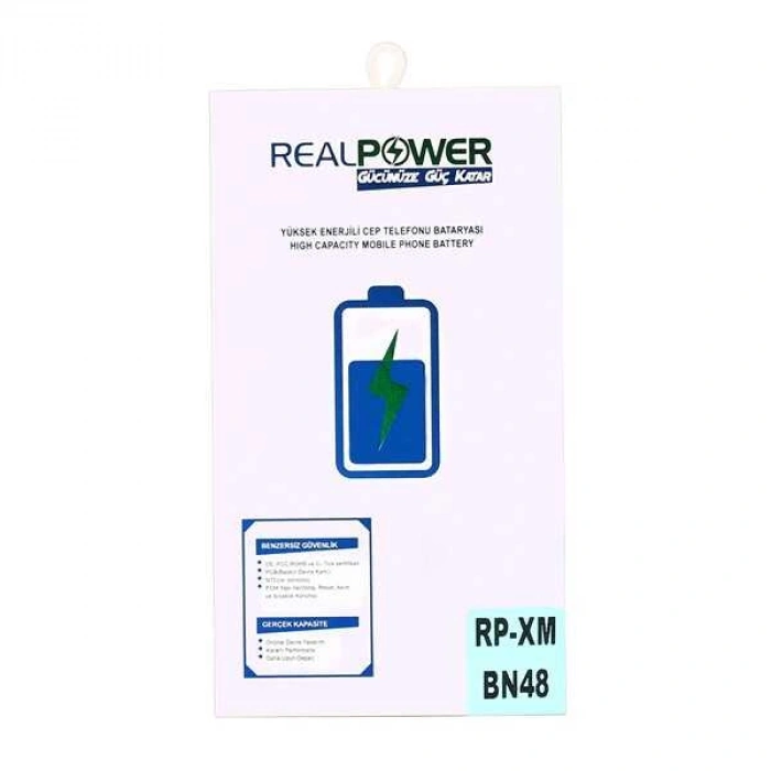 RealPower Xiaomi Uyumlu Redmi Note 6 Pro Batarya 4000mah