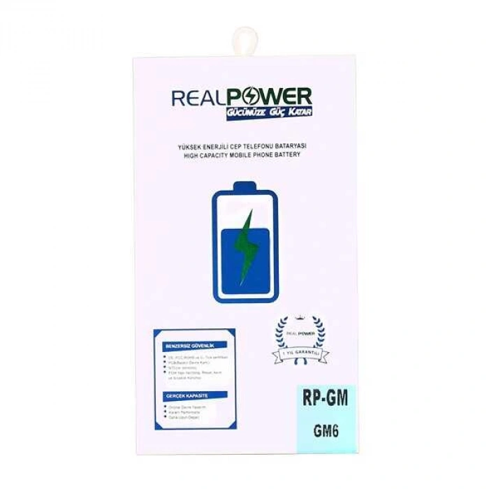 RealPower General Mobile Uyumlu Discovery Gm6 Batarya 3000mah