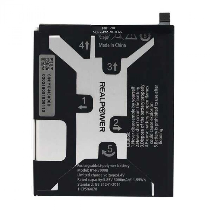 RealPower Casper Uyumlu Via A3 Plus Batarya 3500mah