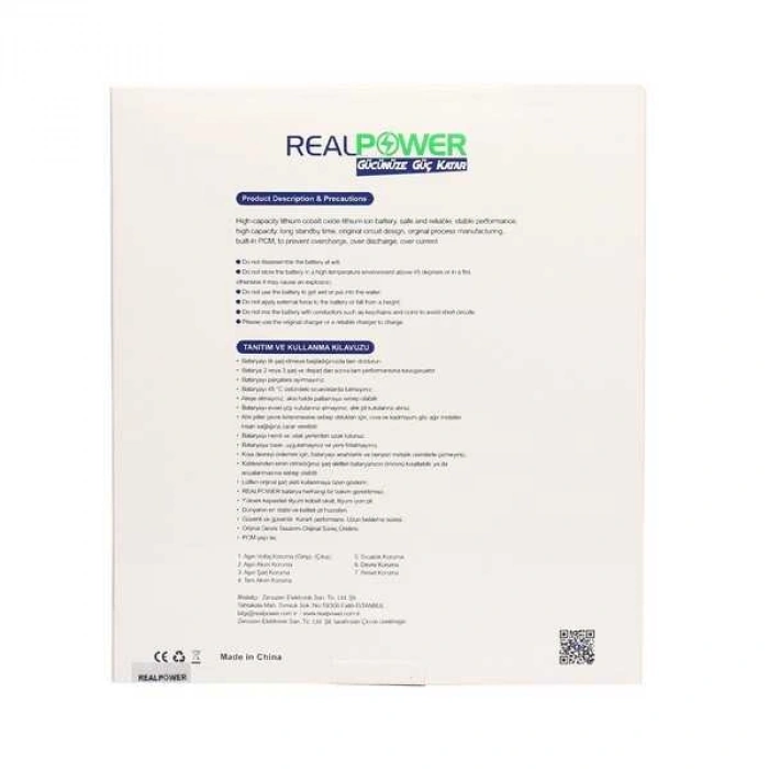 RealPower Apple Uyumlu iPad Mini 5 Batarya