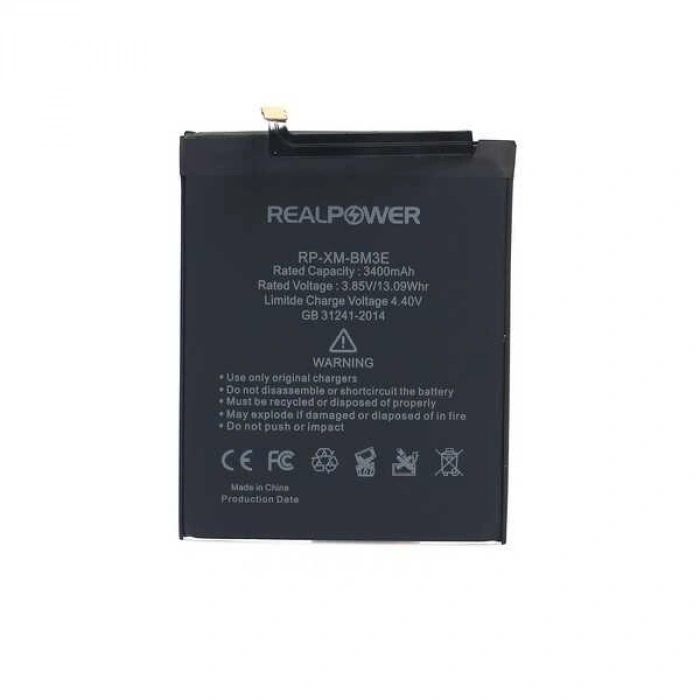 RealPower Xiaomi Uyumlu Mi 9 Se Batarya Pil