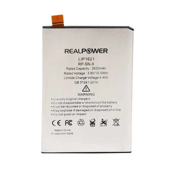 RealPower Sony Uyumlu Xperia X Batarya