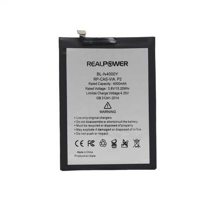 RealPower Casper Uyumlu Via P2 Batarya 4000mAh