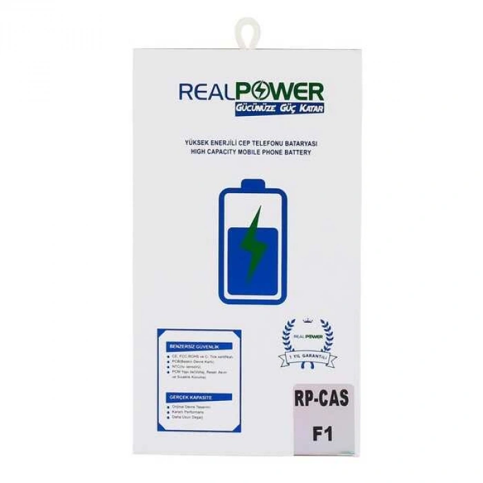 RealPower Casper Uyumlu Via F1 Batarya 3000mAh