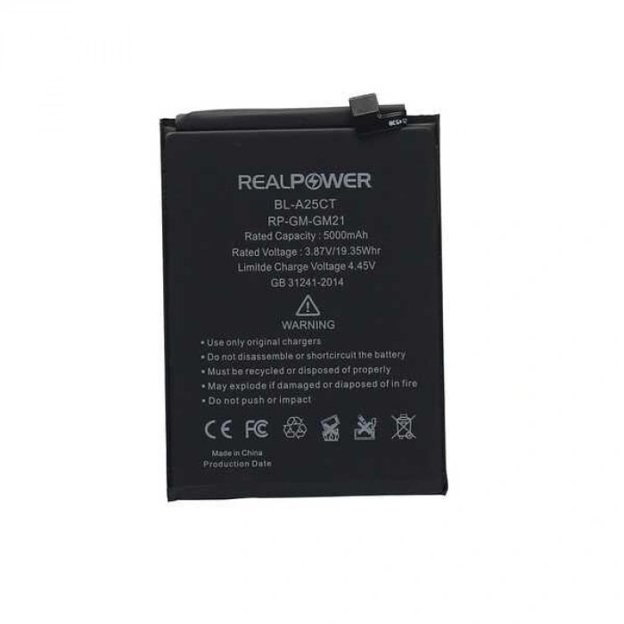 RealPower General Mobile Uyumlu Discovery Gm21 Batarya 5000mAh