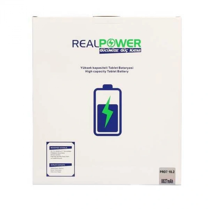 RealPower Apple Uyumlu iPad 7 10.2 Batarya A2197