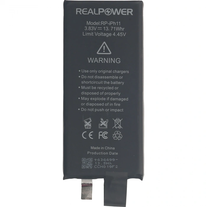RealPower Apple Uyumlu iPhone 11 Batarya 3530mah Flexsiz