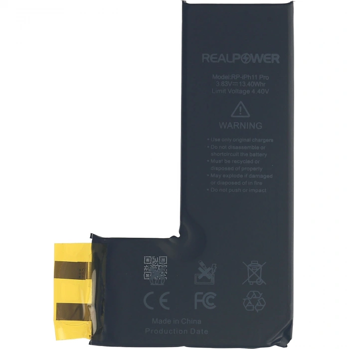 RealPower Apple Uyumlu iPhone 11 Pro Batarya 3190mah Flexsiz