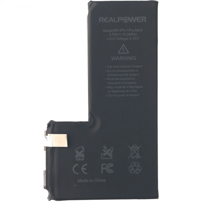 RealPower Apple Uyumlu iPhone 11 Pro Max Batarya 3969mah Flexsiz