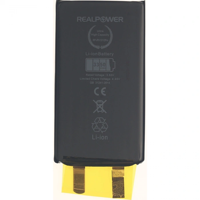 RealPower Apple Uyumlu iPhone 12 Batarya 2815mah Flexsiz
