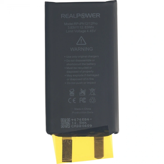 RealPower Apple Uyumlu iPhone 12 Batarya 2815mah Flexsiz