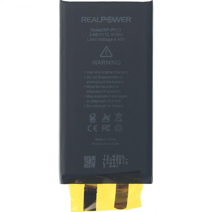 RealPower Apple Uyumlu iPhone 12 Pro Max Batarya 3687mah Flexsiz