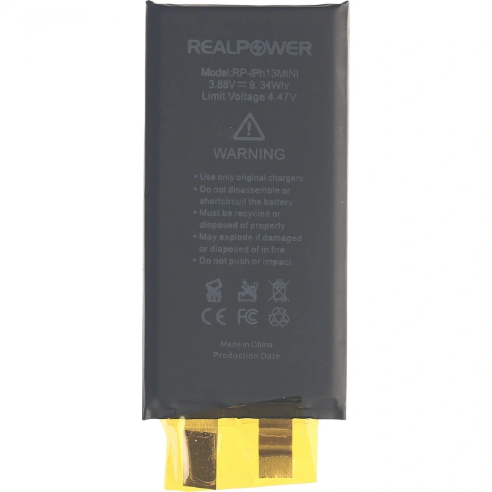 RealPower Apple Uyumlu iPhone 13 Mini Batarya 2406mah Flexsiz