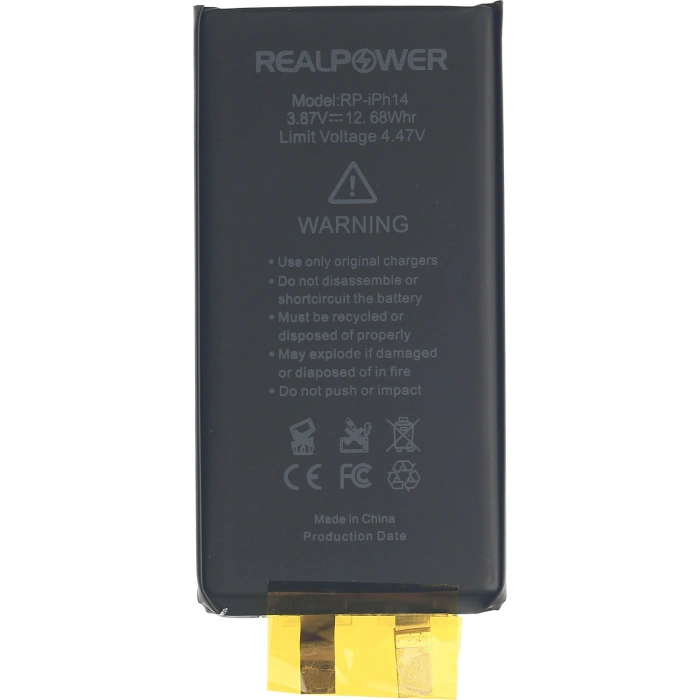 RealPower Apple Uyumlu iPhone 14 Batarya Flexsiz