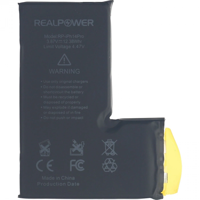 RealPower Apple Uyumlu iPhone 14 Pro Batarya Flexsiz