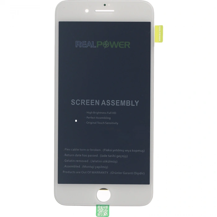 RealPower Apple Uyumlu iPhone 8 Plus Lcd Ekran Hq Beyaz