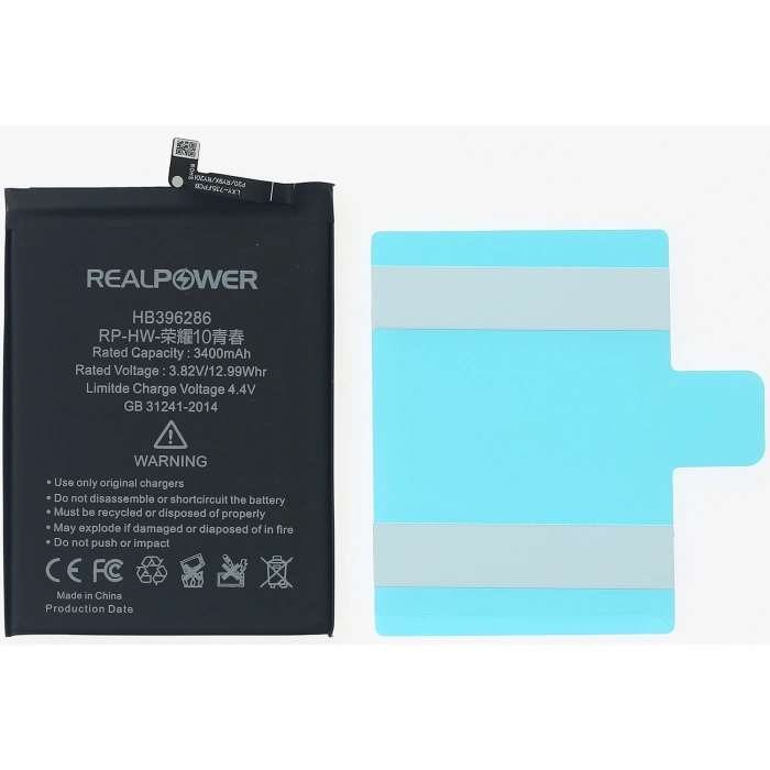 RealPower Huawei Uyumlu P Smart 2019 Batarya 3620mah