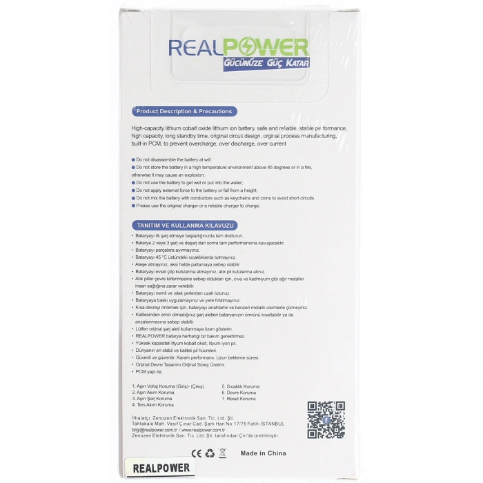 RealPower Xiaomi Uyumlu Redmi K50 Pro Batarya Pil
