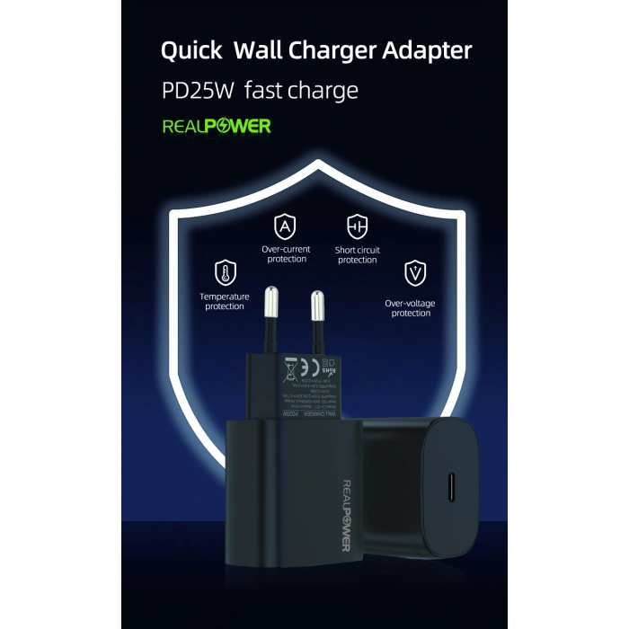 Realpower 25W Seyahat Şarj Aleti RP-CG25