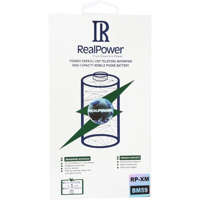 RealPower Xiaomi Uyumlu Mi 11t Batarya