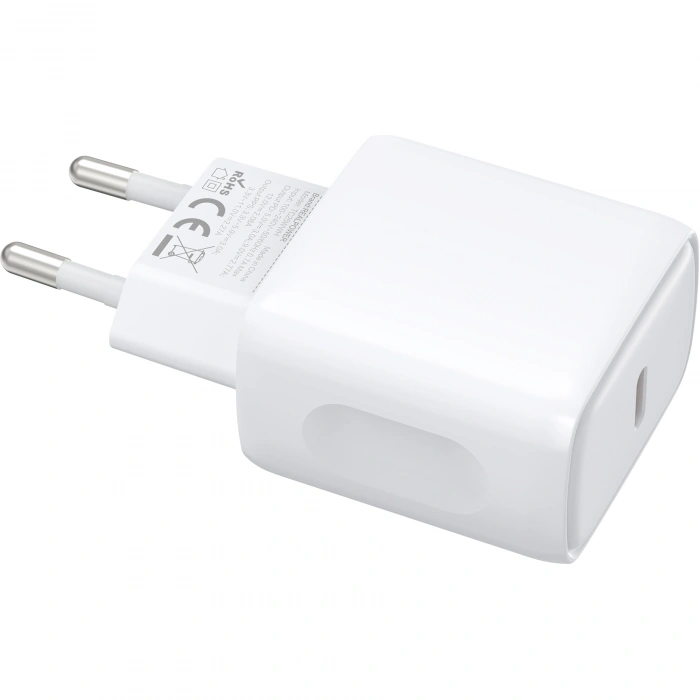 Realpower 25W PPS PD USB-C Hızlı Şarj Adaptörü Şarj Aleti Beyaz TC25WWH
