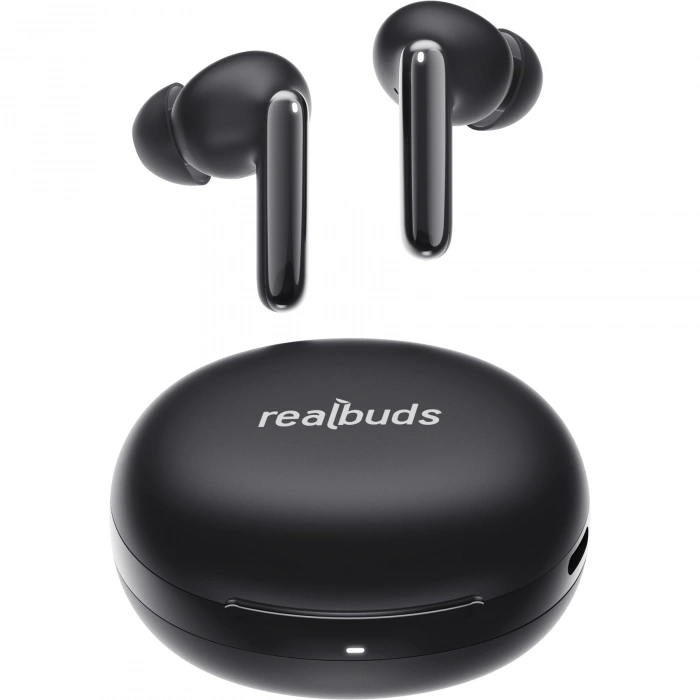 Realpower RealBuds Core Neo Bluetooth Kulak İçi Kulaklık ANC Gürültü Önleyici Dokunmatik Kontrol HD Mikrofonlu Type-C Hızlı Şarjlı Siyah EP-ANC09BK