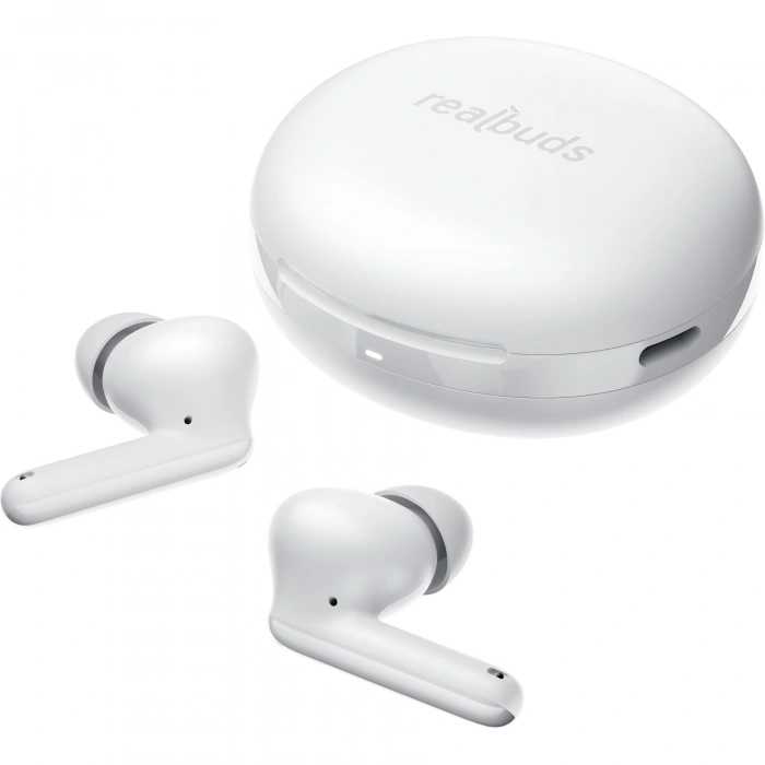 Realpower RealBuds Core Neo Bluetooth Kulak İçi Kulaklık ANC Gürültü Önleyici Dokunmatik Kontrol HD Mikrofonlu Type-C Hızlı Şarjlı Beyaz EP-ANC09WH