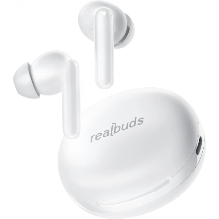 Realpower RealBuds Core Neo Bluetooth Kulak İçi Kulaklık ANC Gürültü Önleyici Dokunmatik Kontrol HD Mikrofonlu Type-C Hızlı Şarjlı Beyaz EP-ANC09WH