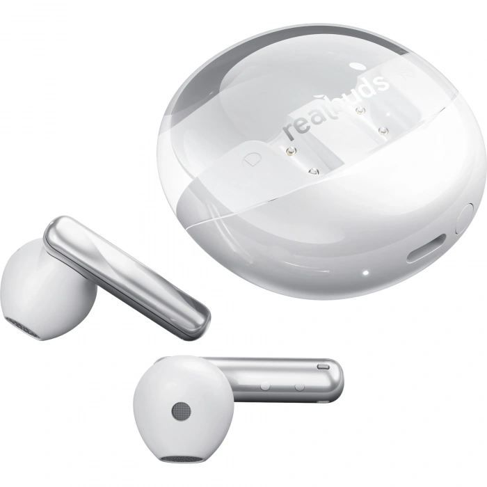 Realpower RealBuds Folia Bluetooth Kulak İçi Kulaklık ENC Dokunmatik Kontrol HD Mikrofonlu Type-C Hızlı Şarjlı Beyaz EP-ENC32WH