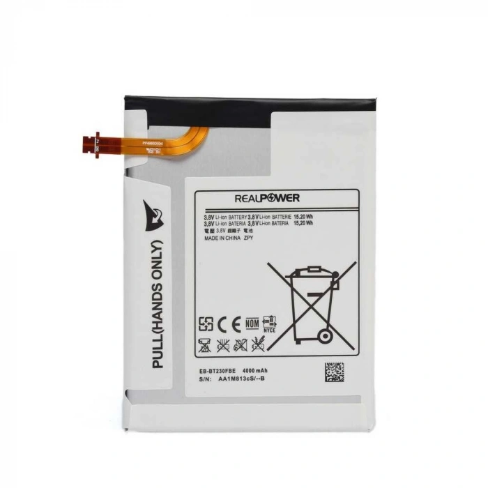 RealPower Samsung Uyumlu Galaxy Tab 4 T230 T231 Batarya 4000mAh Li-Polymer Uzun Ömürlü Pil