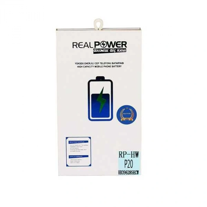 RealPower Huawei Uyumlu P20 Batarya 3620mAh Li-Polymer Uzun Ömürlü Pil