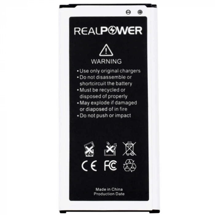 RealPower Samsung Uyumlu Galaxy S5 G900 NFC Batarya 2900mAh Li-Polymer Uzun Ömürlü Pil