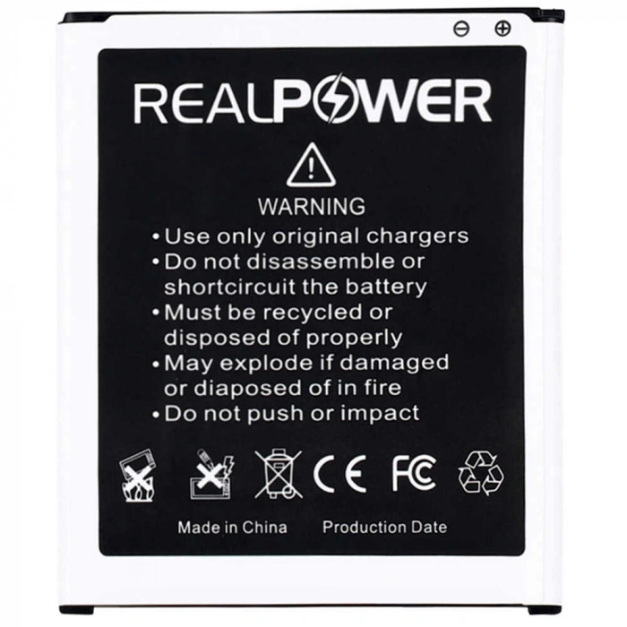 RealPower Samsung Uyumlu Galaxy Grand Max G7200 Batarya 2600mAh Li-Polymer Uzun Ömürlü Pil