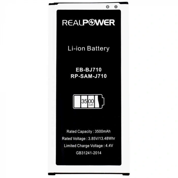 RealPower Samsung Uyumlu Galaxy J7 2016 J710 Batarya 3500mAh Li-Polymer Uzun Ömürlü Pil