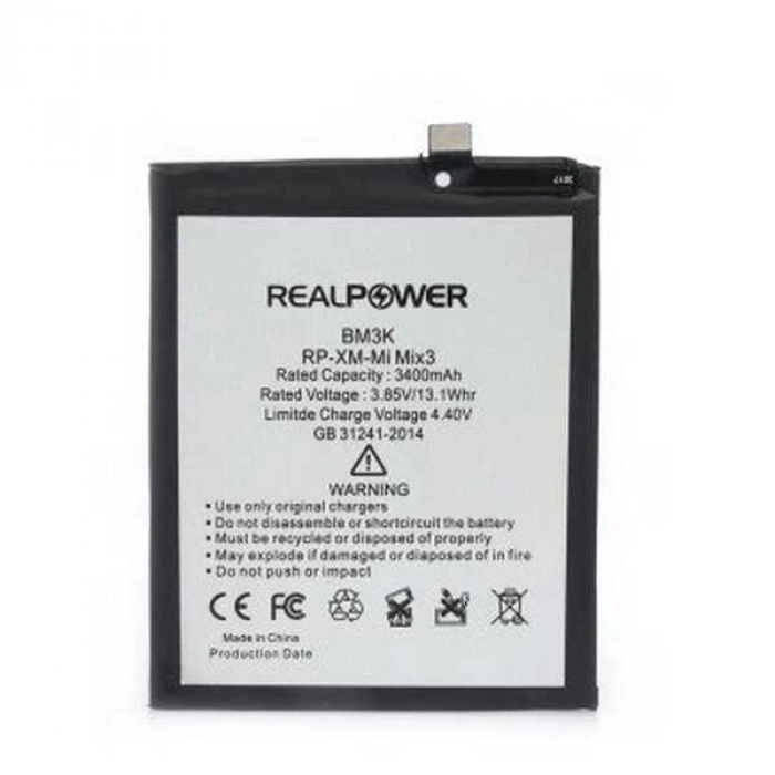 RealPower Xiaomi Uyumlu Redmi Note 7 Pro Batarya 3400mAh Li-Polymer Uzun Ömürlü Pil