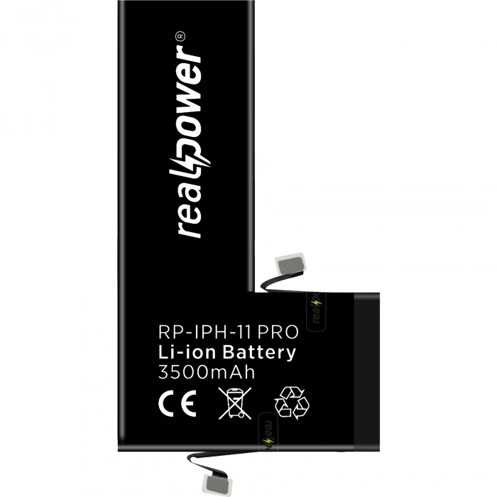 RealPower Apple Uyumlu iPhone 11 Pro Batarya 3500mAh Yüksek Kapasiteli Güçlendirilmiş Pil