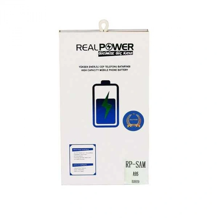 RealPower Samsung Uyumlu Galaxy A9 2018 A920 Batarya 3920mAh Li-Polymer Uzun Ömürlü Pil