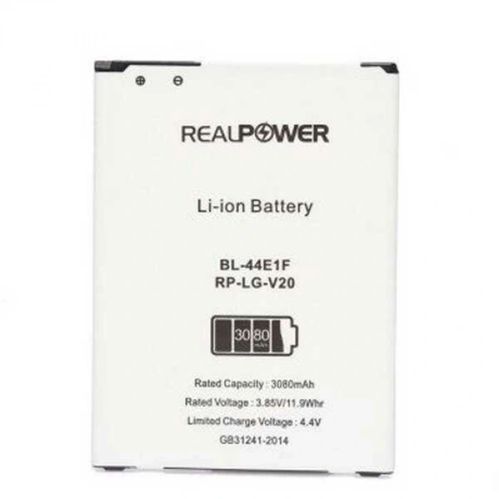RealPower Lg Uyumlu Stylus 3 M400 Batarya Li-Polymer Uzun Ömürlü Pil