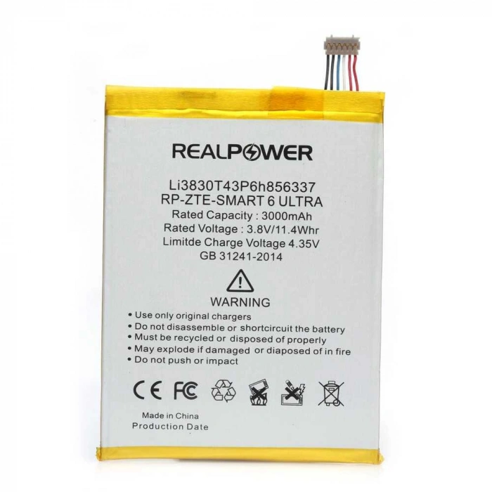 RealPower Vodafone Uyumlu 995 Smart 6 Ultra T1175 Batarya Li-Polymer Uzun Ömürlü Pil