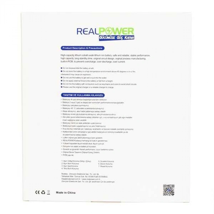 RealPower Apple Uyumlu iPad 6. Nesil 9.7 2018 A1893 A1954 Batarya 8827mAh Tablet Bataryası Pil