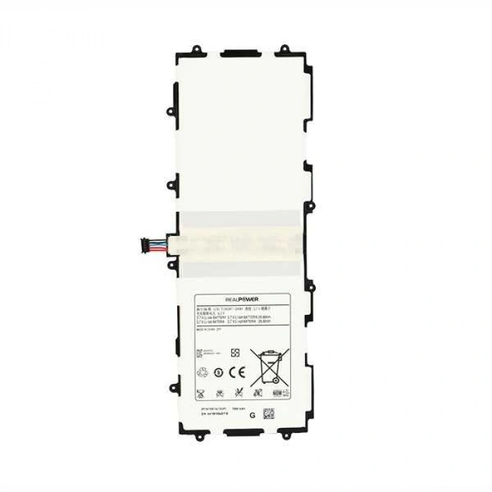 RealPower Samsung Uyumlu Galaxy Tab 2 10.1 P5100 P5110 Batarya 7000mAh Li-Polymer Uzun Ömürlü Pil
