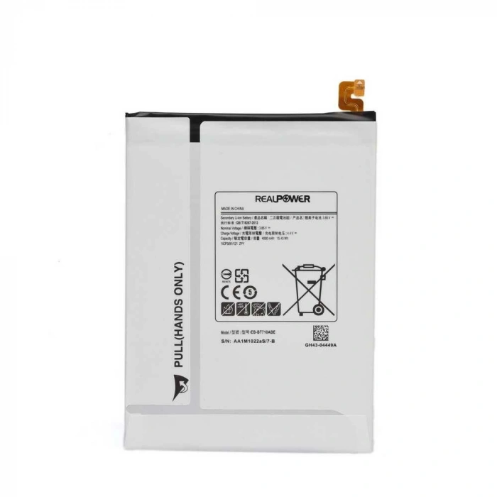 RealPower Samsung Uyumlu Galaxy Tab S2 8.0 T710 T715 Batarya 4000mAh Li-Polymer Uzun Ömürlü Pil