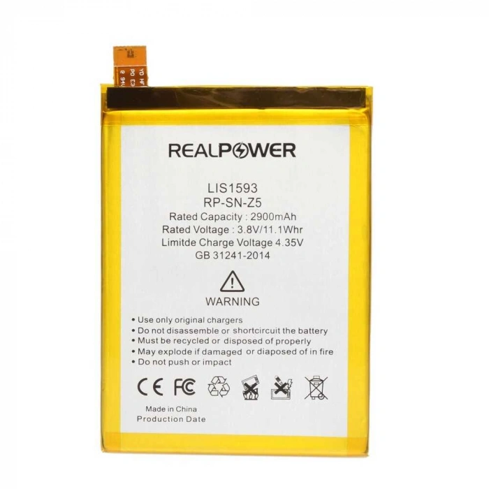 RealPower Sony Uyumlu Xperia Z5 Batarya 2900mAh Li-Polymer Uzun Ömürlü Pil