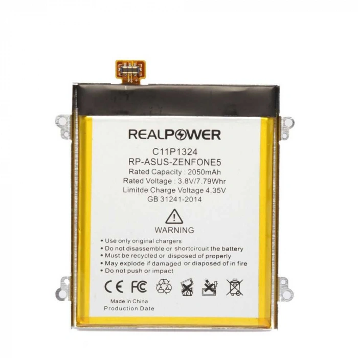 RealPower Asus Uyumlu Zenfone 5 Batarya [mAh] Li-Polymer Uzun Ömürlü Pil