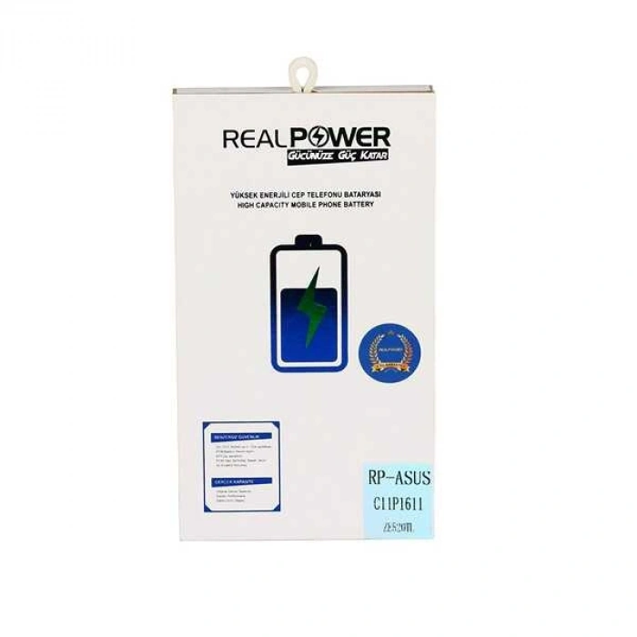 RealPower Asus Uyumlu Zenfone 3 Max 5.2 Batarya [mAh] Li-Polymer Uzun Ömürlü Pil