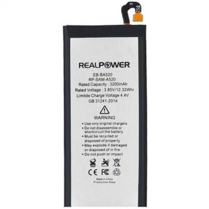 RealPower Samsung Uyumlu Galaxy J5 Pro 2017 J530 Batarya 3200mAh Li-Polymer Uzun Ömürlü Pil