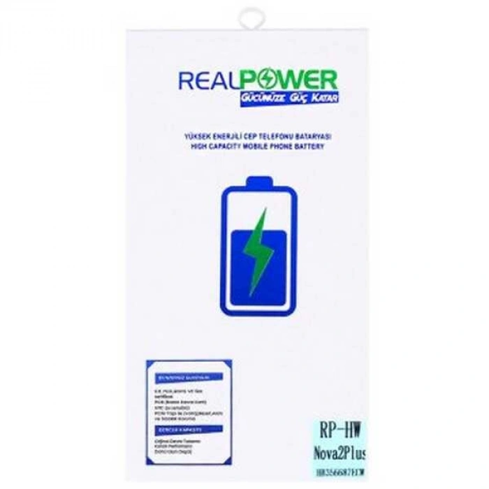 RealPower Huawei Uyumlu Nova 3i Batarya 3540mAh Li-Polymer Uzun Ömürlü Pil