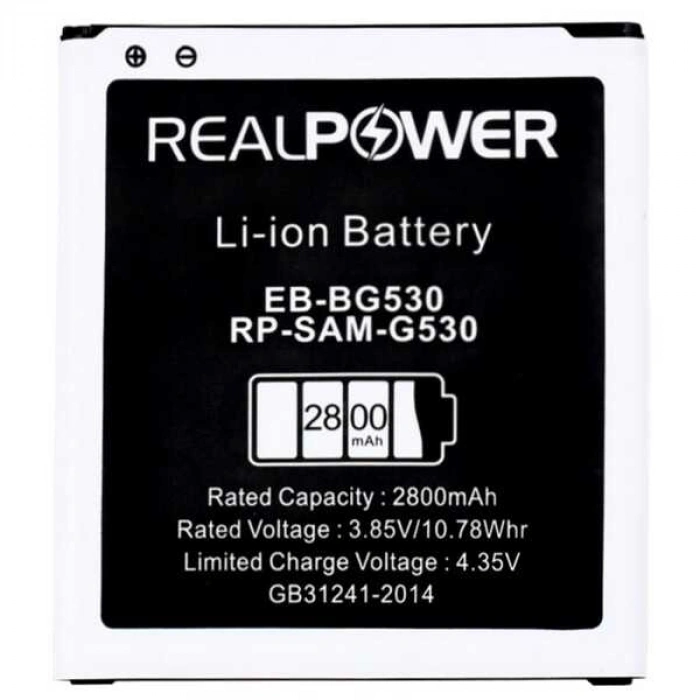 RealPower Samsung Uyumlu Galaxy J5 J500 Batarya 2800mAh Li-Polymer Uzun Ömürlü Pil